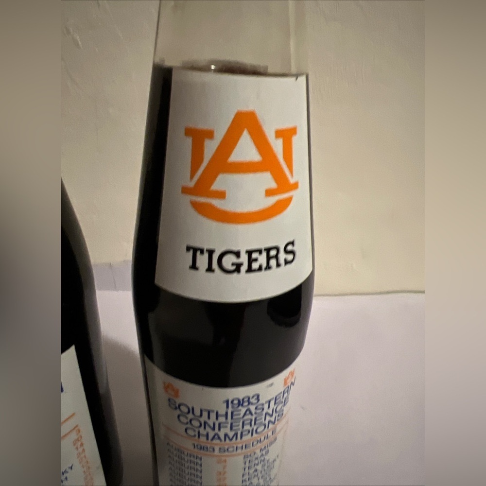 1983 Auburn Tigers SEC & Sugar Bowl Championship Commemorative Coke Bottles 2 - Picture 7 of 7
